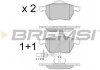 Тормозные колодки перед. Passat B5/Audi A4/A6 00-05 (с датчиком) Bremsi BP2816 (фото 1)