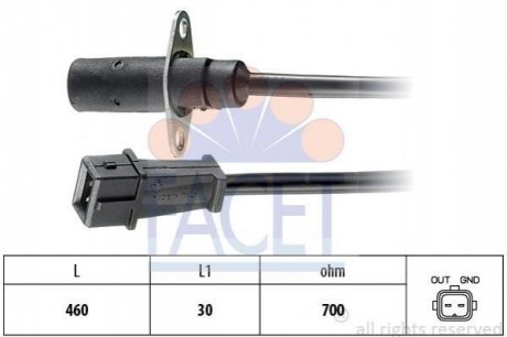 Датчик частоти обертання FACET 9.0001