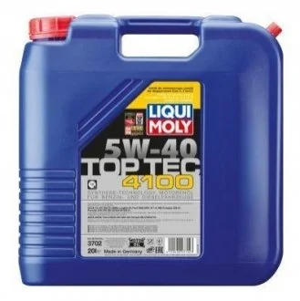 Масло моторное Liqui Moly Top Tec 4100 5W-40 (20 л) LIQUI MOLY 3702