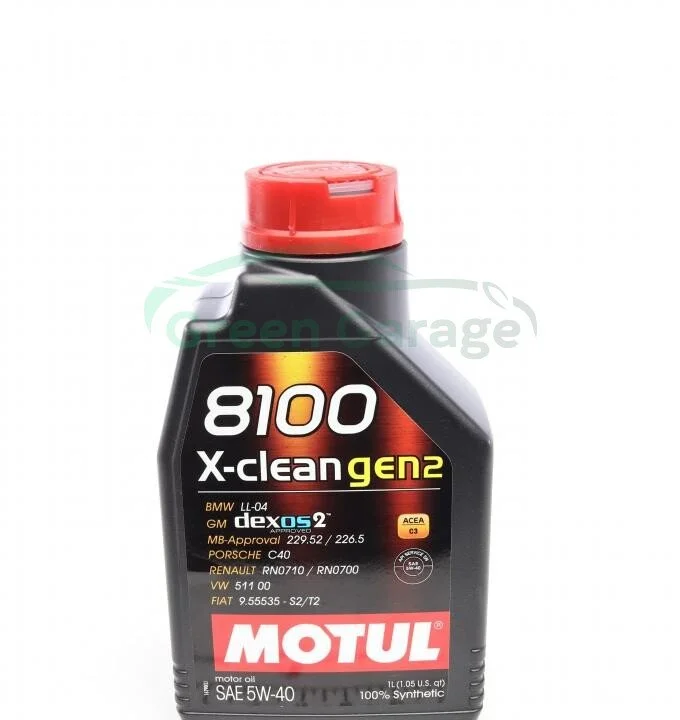 Масло моторное Motul 8100 X-Clean gen2 5W-40 (1 л) MOTUL 854111 (фото 1)