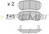 Тормозные колодки зад. Hyundai Accent/Kia Rio/Ceed 05- (mando) BREMSI BP3241 (фото 1)