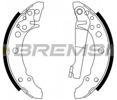 Тормозные колодки зад. Golf I/II/Passat/Polo/Audi 80 >01 (ATE) BREMSI GF0016