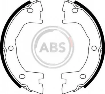 Колодки ручного тормоза Daily II 89-99/Mascott 99-10 (Brembo) A.B.S. 9199