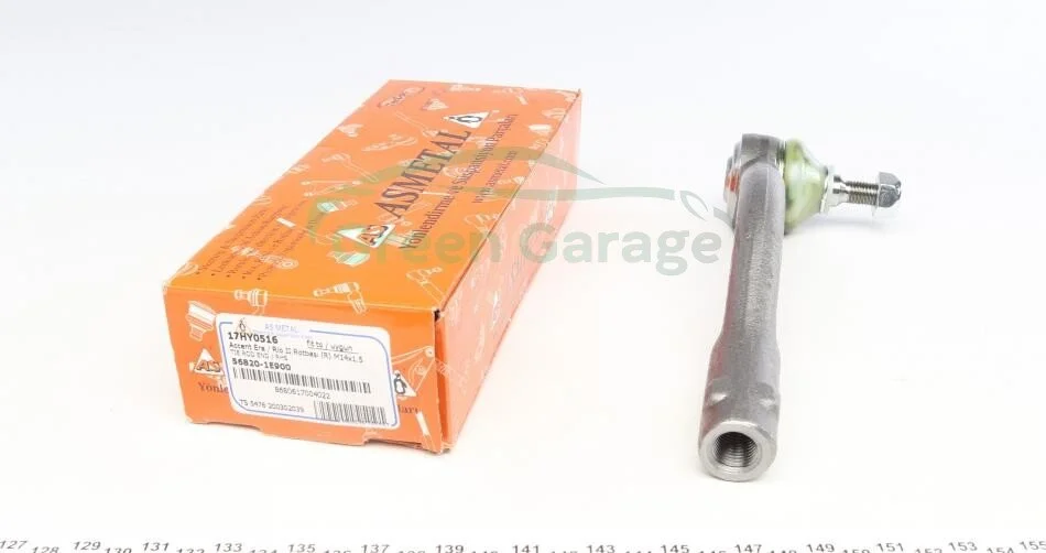 Наконечник рулевой тяги Hyundai Accent III/Kia Rio II 05- Пр. ASMETAL 17HY0516 (фото 1)