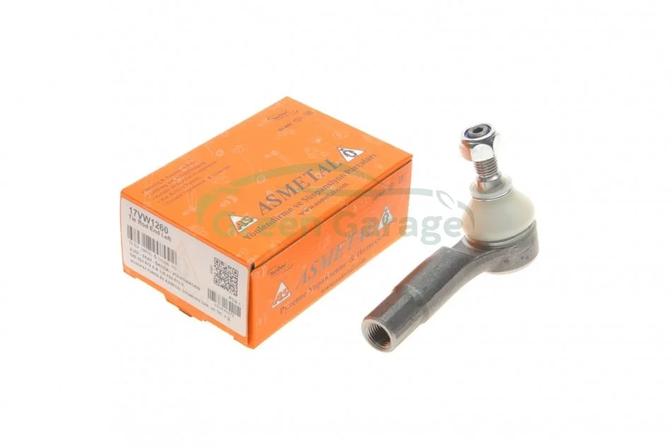 Наконечник рулевой тяги Audi A3/Golf IV/Octavia/Bora 96-10 Л. ASMETAL 17VW1260 (фото 1)