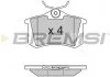 Гальмівні колодки (набір) BREMSI BP2807 (фото 1)