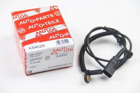 Датчик ABS передн Лів/Прав FORD FUSION 1.25-1.6D 08.02-12.12 AUTLOG AS4025