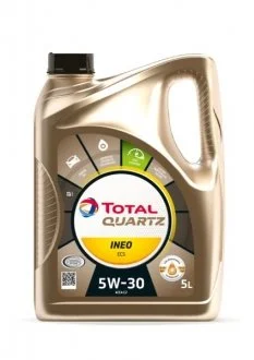 Олива моторна QUARTZ INEO ECS 5W-30 5л TOTAL 216634