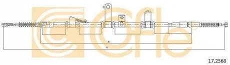 Трос ручного гальма зад. Л Hyundai Snta Fe II (CM) 2005/10- COFLE 17.2568