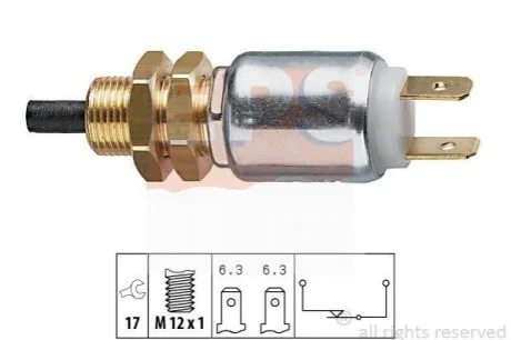 Перекл. світла "Стоп" Volvo 142-164,240-265,740-780 Bmw E30/ EPS 1.810.014