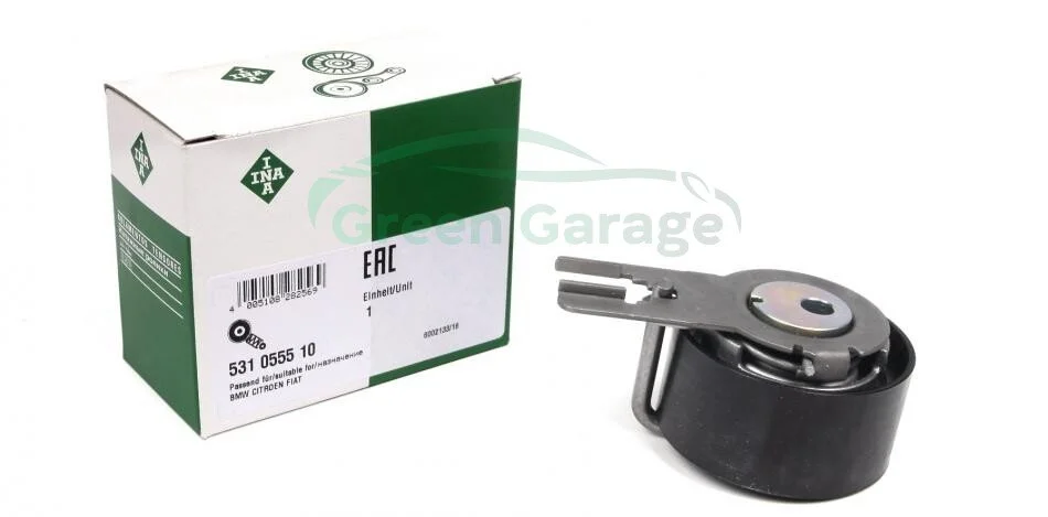 Ролик паска ГРМ Citroen/Peugeot/Ford 1.4HDi/TDCi 1.6TDCi 02- INA 531 0555 10 (фото 1)