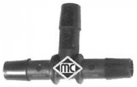Универсальный соеденитель шлангов 10mm (Т-образный) Metalcaucho 00064