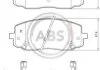 Тормозные колодки перед. Kia Picanto/Hyundai i10 04- (mando) A.B.S. 37474 (фото 1)