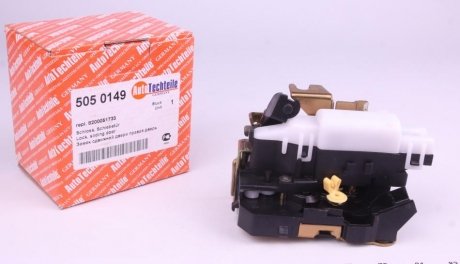 Замок двери боковой Renault Kangoo 97-07 Пр. (электрический) AUTOTECHTEILE 505 0149