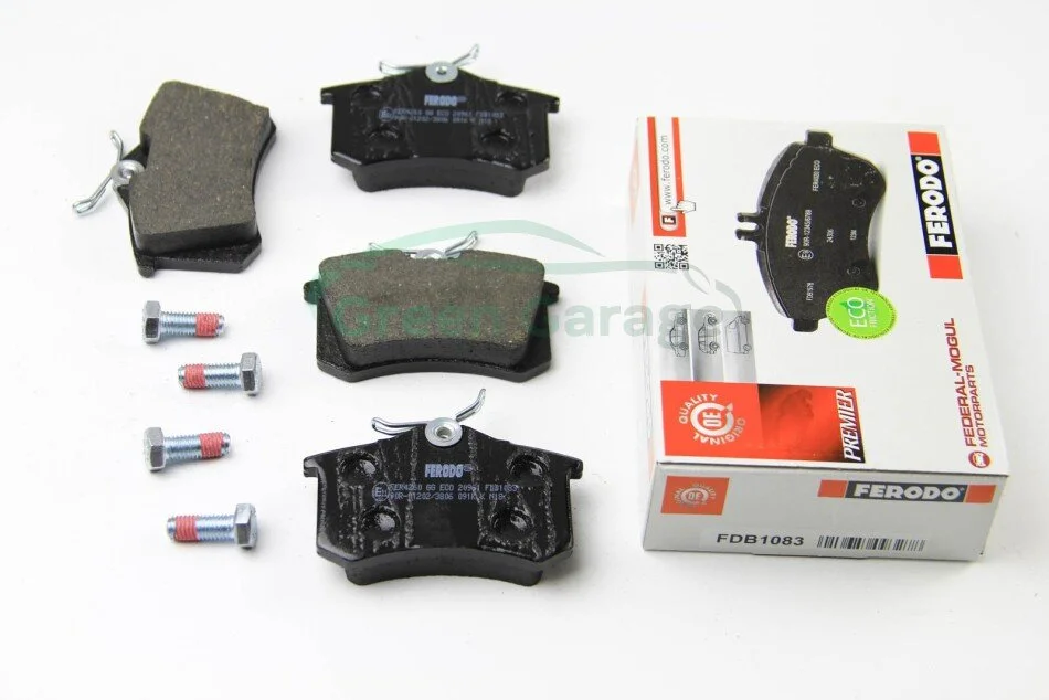 Тормозные колодки зад. Berlingo/Partner 1.6/2.0HDI 02- (Luc) FERODO FDB1083 (фото 1)