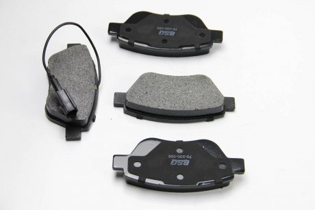 Тормозные колодки перед. Nemo/Bipper 08- 70-200-005 BSG BSG 70200005