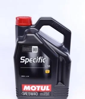 Масло моторное Motul Specific LL-04 5W-40 (5 л) MOTUL 832706