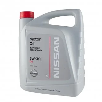 Масло моторное Nissan / Infiniti C4 5W-30 (5 л) NISSAN Ke90090043