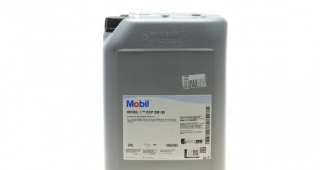Олива моторна 1 ESP 5W30/ 20л MOBIL 154303