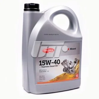 Масло моторне SUPREME DIESEL 15W-40 5L DELPHI 93891210