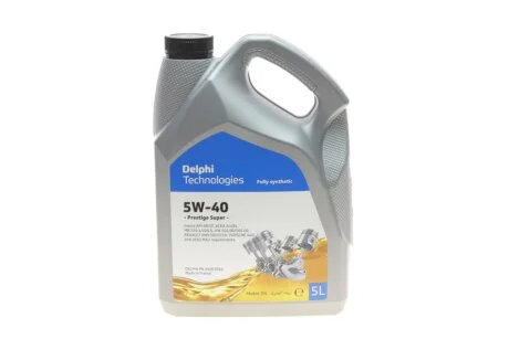Моторна олива Delphi Prestige Plus 5W-40, 5л DELPHI 25067064