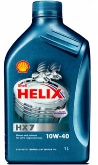 Мастило двигуна Shell Helix HX7 10W40 1L SHELL 550040293