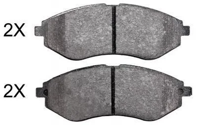 Тормозные колодки перед. Aveo 11- (Akebono) (133,2x49x17,5) A.B.S. 37983 (фото 1)