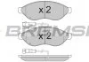 Тормозные колодки перед. Jumper/Ducato/Boxer 06- (1.1-1.5t) BREMSI BP3285 (фото 1)