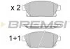 Тормозные колодки перед. Astra J/Zarifa/Chevrolet Cruze 09- BREMSI BP3405 (фото 1)