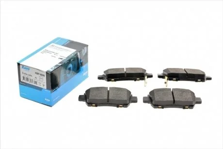 Тормозные колодки перед. Toyota Yaris/Prius 99-05 (akebono) KAVO KBP9009