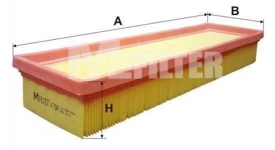 Фильтр воздушный 1.4 16V Citroen C4 04-/Peugeot 206/307 04- M-FILTER K 794 (фото 1)