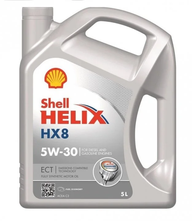 Олива двигуна 5L Shell Helix HX8 ECT 5W30 (ACEA C3 VW 504.00/507.00 MB 229.31/229.51) SHELL 550048100 (фото 1)