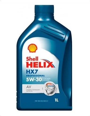Олива двигуна 1L Shell Helix HX7 5W30 (ACEA A3/B3, A3/B4 MB 229.3VW 502.00/505.00) SHELL 550040006 (фото 1)