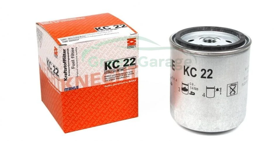 Фильтр топливный OM615-617 MB 207-307 -88/100 -96/W123 -86 MAHLE / KNECHT KC22 (фото 1)