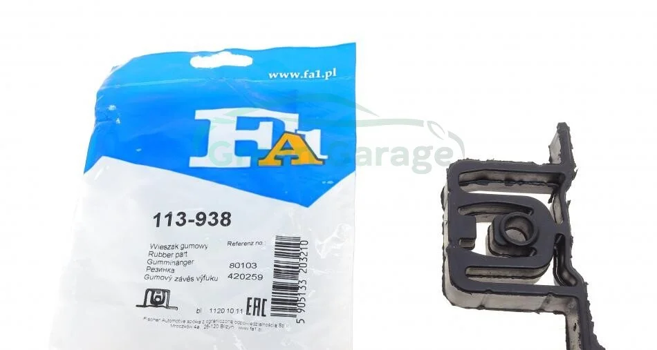 Кронштейн глушителя VW,AUDI,SKODA,SEAT (пр-во Fischer) Fischer Automotive One (FA1) 113938 (фото 1)