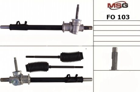 Кермова рейка без г/п Ford Escort III, 80-90, Orion 83-90 MSG FO 103