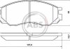 Колодки тормозные пер. L200/Strakar/L400/Space Gear 94-07 A.B.S. 36925 (фото 1)