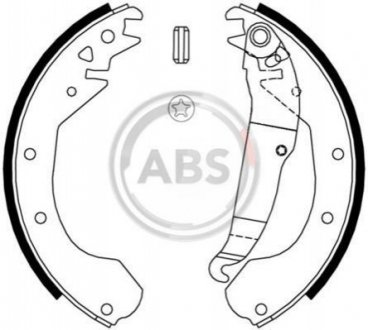 Колодки тормозные задн. Astra/Combo/Corsa/Kadett (81-03) A.B.S. 8807