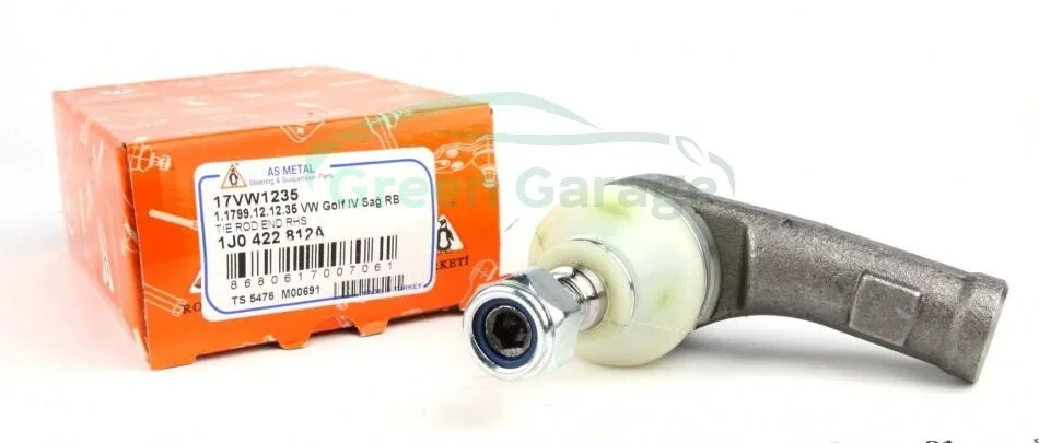 Наконечник рулевой тяги Audi A3/Golf IV/Octavia 96-05 Пр. ASMETAL 17VW1235 (фото 1)