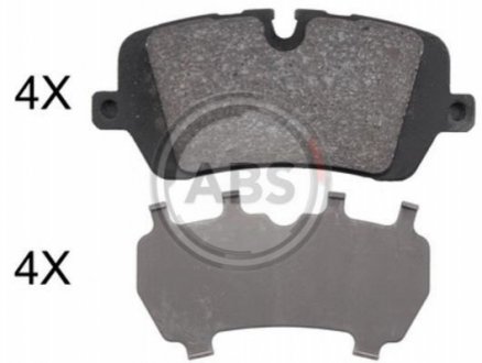 Гальмівні колодки диск.задні Range Rover IV 3.0D-5.0 12- A.B.S. 37981
