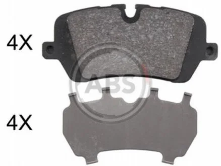 Гальмівні колодки диск.задні Range Rover IV 3.0D-5.0 12- A.B.S. 37981