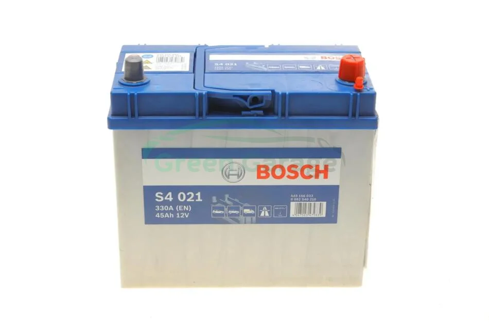 Акумулятор 45Ah-12v (S4021) (238x129x227),R,EN330(Азія) BOSCH 0 092 S40 210 (фото 1)
