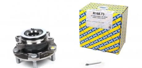 Ступица в сборе NISSAN QASHQAI, X-TRAIL, RENAULT KOLEOS I 07- перед. мост (Пр-во SNR) NTN SNR R168.73