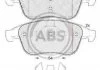 Гальмівні колодки, дискове гальмо (набір) A.B.S. 37749 (фото 1)