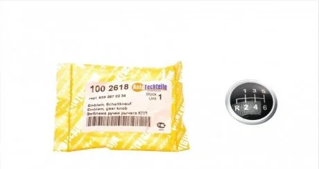 Емблема ручки важеля КПП AUTOTECHTEILE 100 2618