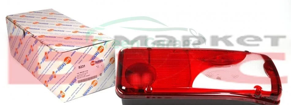 Фонарь задний MB Sprinter (906) (R) (бортовая платформа) AUTOTECHTEILE 100 8231 (фото 1)