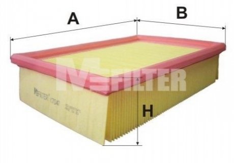 Повітряний фільтр M-FILTER K 7047