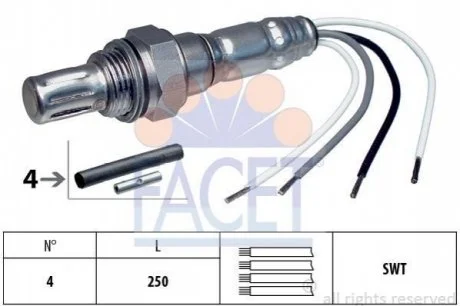Кисневий датчик FACET 10.7004