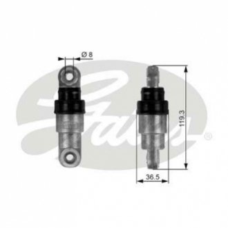 Ам-тор натяжителя паска Bmw 535i/540i/735i/740i/840Ci 9 GATES T38218