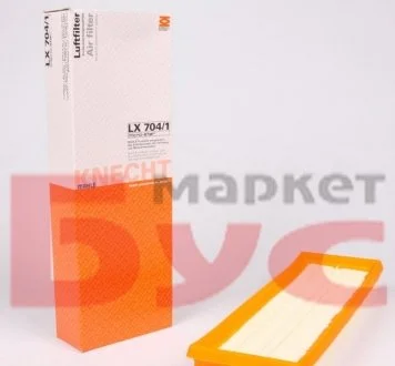 Повітряний фільтр MAHLE / KNECHT LX 704/1